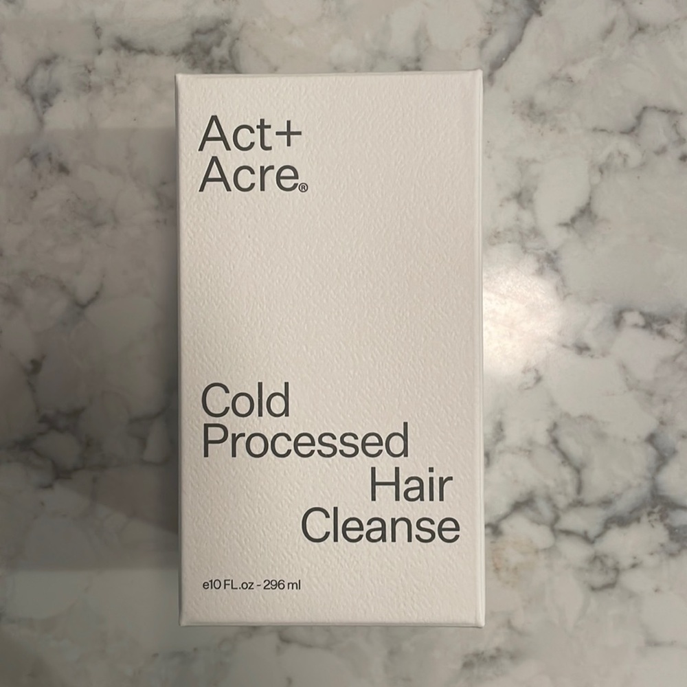 Act + Acre shampoo